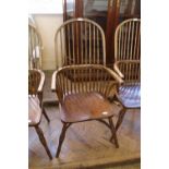 A traditionally locally crafted Windsor chair individually hand made from native hardwoods