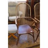 A traditionally locally crafted Windsor chair individually hand made from native hardwoods