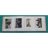 An exceptional WWI large format photograph album, there is a total of eighty seven photographs,