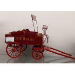 A 'Courage' beer wagon music box