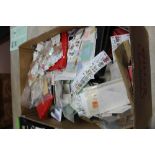 A large quantity of world stamps