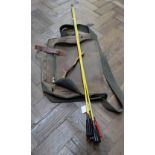 A game bag by Jack Pyke with four metal cleaning rods