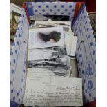 Various postcards, greetings cards and ephemera including H.