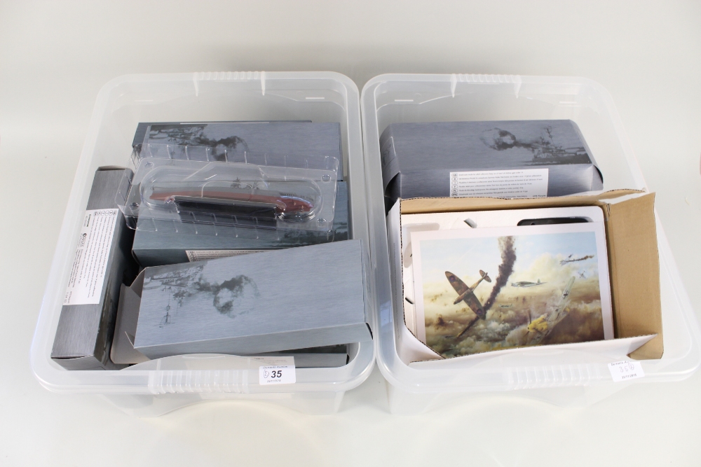 A quantity of boxed Atlas model ships (two boxes)