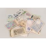 Various GB and foreign banknotes