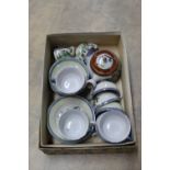 Various Japanese porcelain childs tea wares