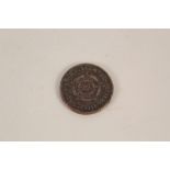 A 1722 Rosa America 2 pence coin