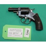 A Webleys No.2 .320 CF cal five shot double action revolver, S/No.74352 (matching No to cylinder), .