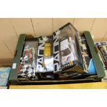 Four boxed die cast rally cars,