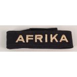 A German (PATTERN) Afrika cuff title