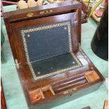 A Victorian mahogany writing slope