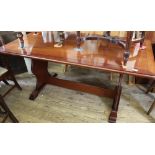 A modern refectory style dining table