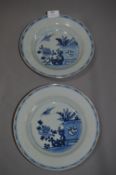 Pair of Chinese Blue & White Bowls