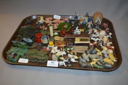 Britains Lead Diecast Farm Set; Animals, Figures,