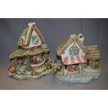 Two Pendelfin Models; Curio Shop and Fruit Shop