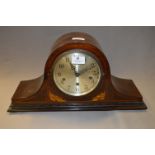 Inlaid Mantel Clock with Westminster Chimes