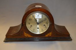 Inlaid Mantel Clock with Westminster Chimes