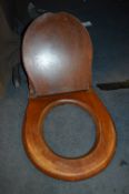 Mahogany Toilet Seat