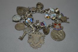 Silver Charm Bracelet