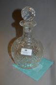 Lead Cut Glass Decanter