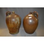 Two Stoneware Flagon Jugs