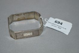 Silver Napkin Ring - Approx 29g