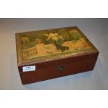 Writing Box with Decorative Lid