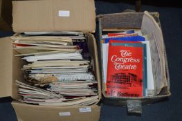 Two Boxes Containing Theater Programmes