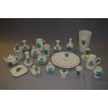 Twenty One Pieces of Crested Ware with Hull Crest