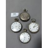 Continental 935 and 800 Silver Pocket Watches