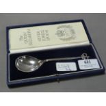 Queen Elizabeth Silver Jubilee Spoon - Approx 31g
