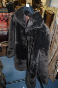 Beaver Fur Knee Length Coat