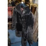 Beaver Fur Knee Length Coat