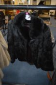 Coney Fur Waist Length Jacket