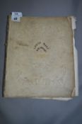 Victorian Scrap Book with Handwritten Poems