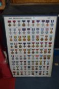 Wall Mounted Display Player's Cigarette Cards, War