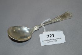 Hallmarked Silver Teaspoon - Sheffield 1972, Appro