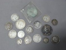 Small of Silver British Coins, Shillings, etc.