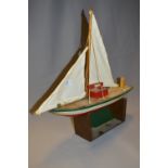 Model Pond Yacht on Stand