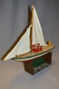 Model Pond Yacht on Stand