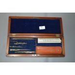 Mahogany Cased Raphoplex Drawing Instruments