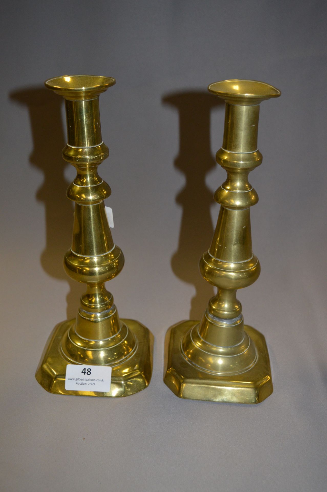 Pair of Brass Candlesticks