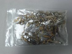 Large Quantity of Pocket Watch Keys