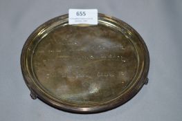 Hallmarked Silver Card Tray - Tessieres of London