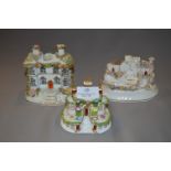 Two Staffordshire Pastille Burners Cottages and Co