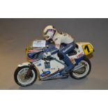 Radio Controlled Racing Motorcycle on Stand