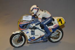 Radio Controlled Racing Motorcycle on Stand