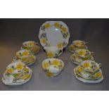 Stanley Bone China Floral Decorated Twenty One Pie