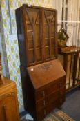 Oak Bureau Bookcase