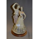 G.Armani Pottery Figurine "Dancing Couple"